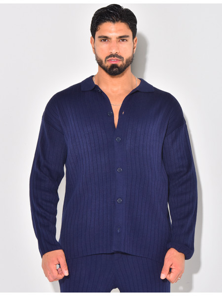 Ensemble pantalon et pull en laine