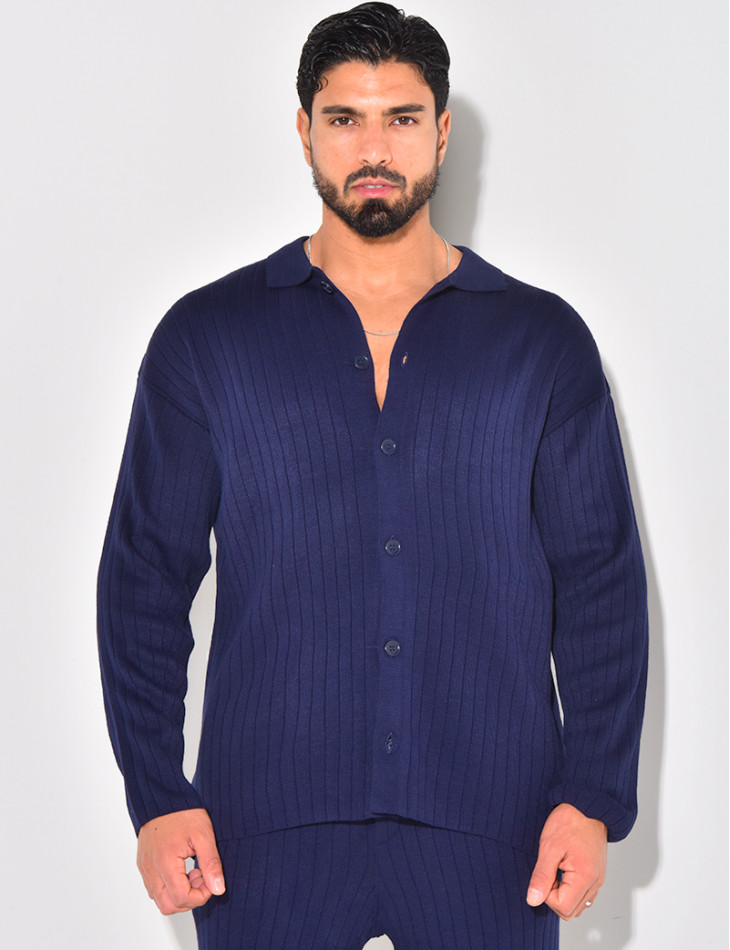 Ensemble pantalon et pull en laine