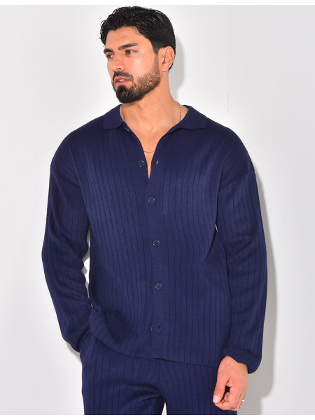 Ensemble pantalon et pull en laine