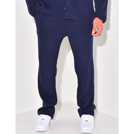 Ensemble pantalon et pull en laine