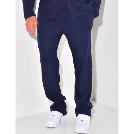 Ensemble pantalon et pull en laine