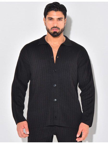 Ensemble pantalon et pull en laine