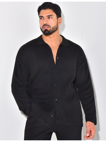 Ensemble pantalon et pull en laine