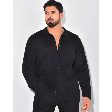 Ensemble pantalon et pull en laine