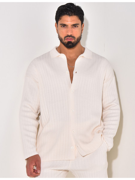 Ensemble pantalon et pull en laine