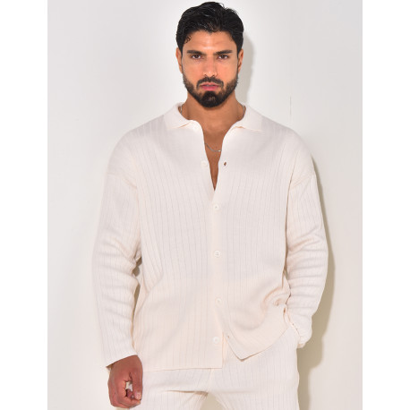 Ensemble pantalon et pull en laine