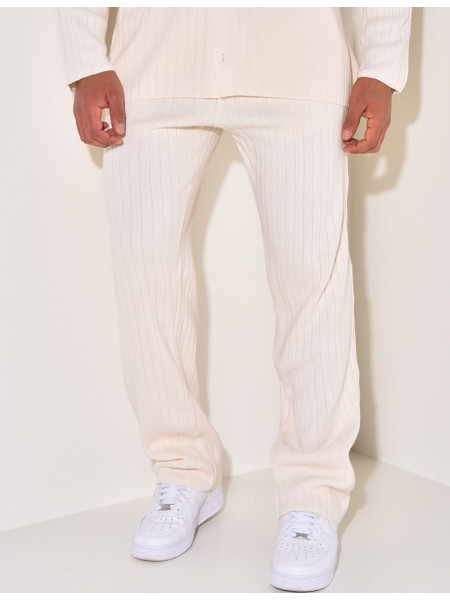 Ensemble pantalon et pull en laine