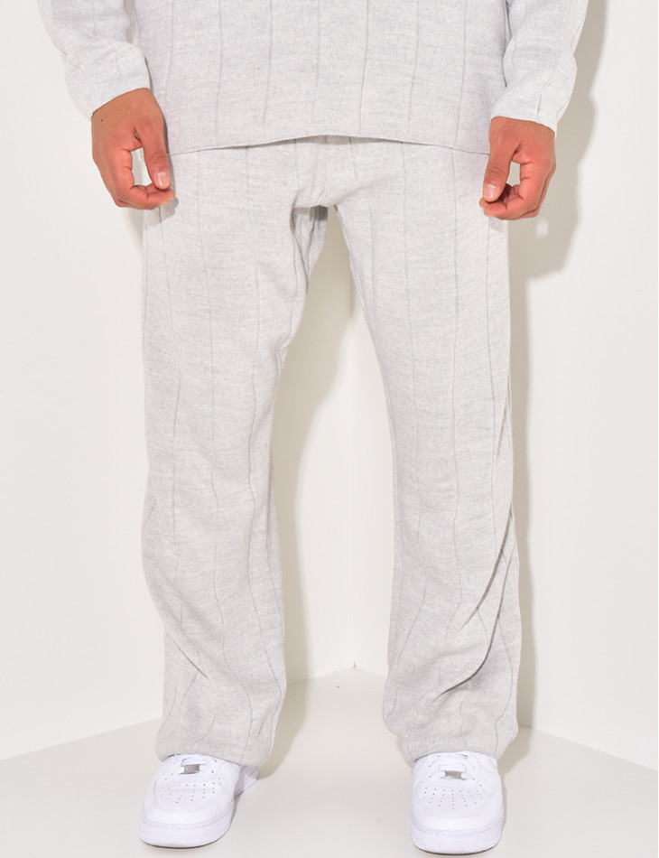 Ensemble pantalon et pull à col rond