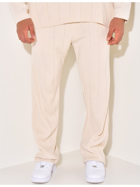 Ensemble pantalon et pull à col rond