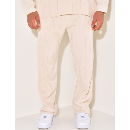 Ensemble pantalon et pull à col rond