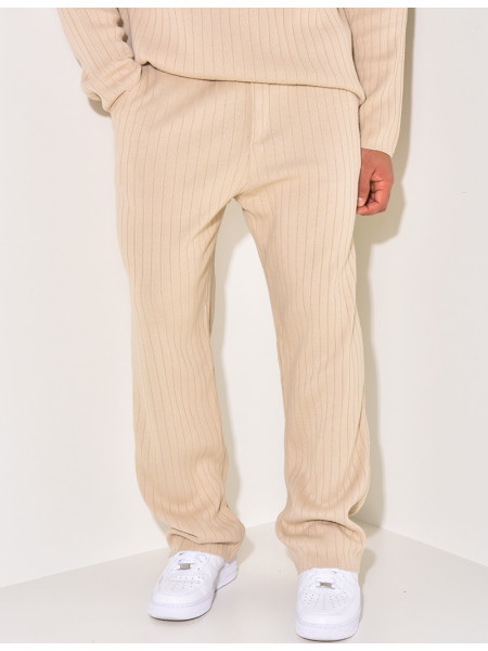 Ensemble pantalon et pull à col rond