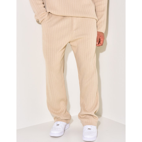 Ensemble pantalon et pull à col rond