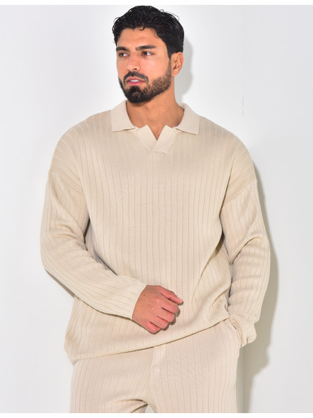 Ensemble pantalon et pull à col