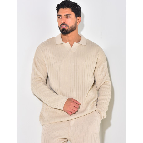 Ensemble pantalon et pull à col