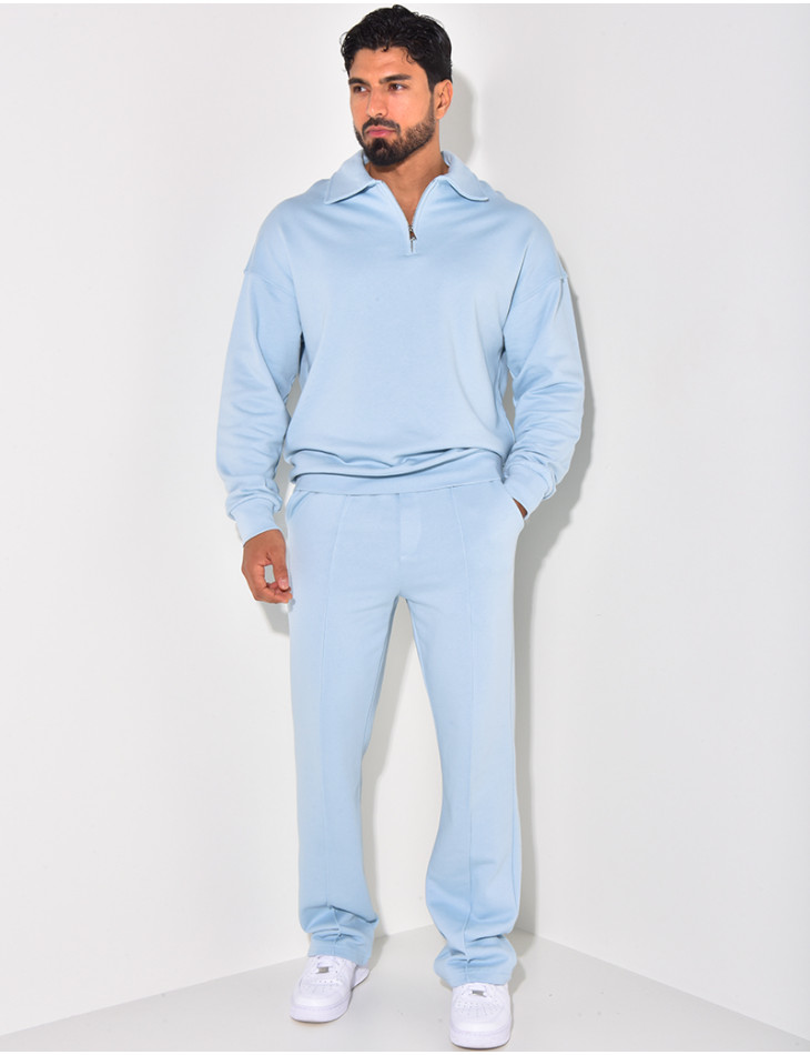 Ensemble pantalon et pull à zip