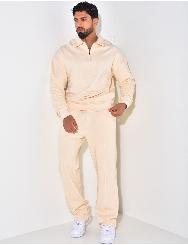 Ensemble pantalon et pull à zip