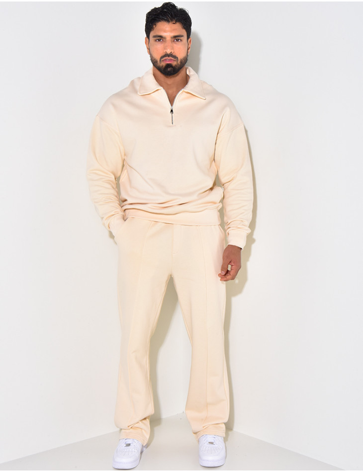 Ensemble pantalon et pull à zip