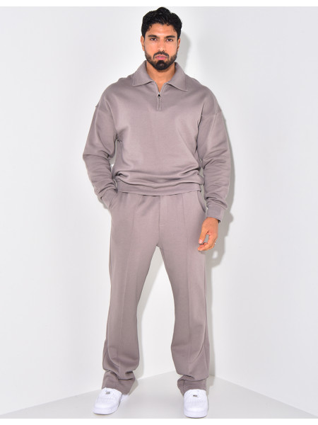Ensemble pantalon et pull à zip
