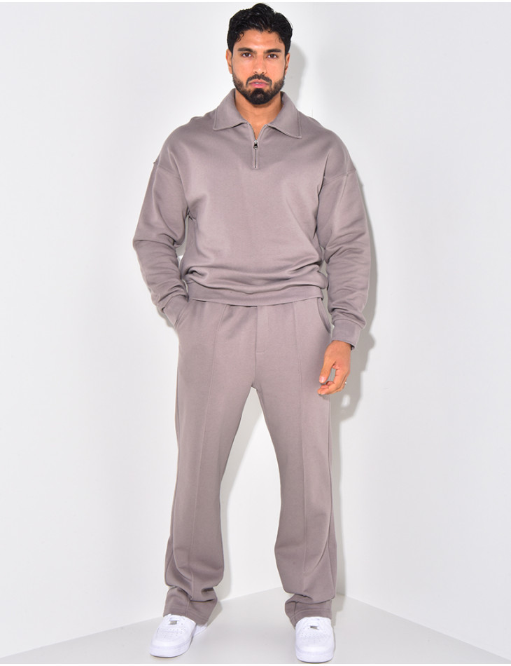 Ensemble pantalon et pull à zip