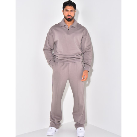Ensemble pantalon et pull à zip