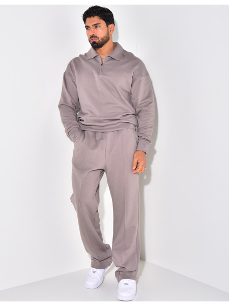 Ensemble pantalon et pull à zip
