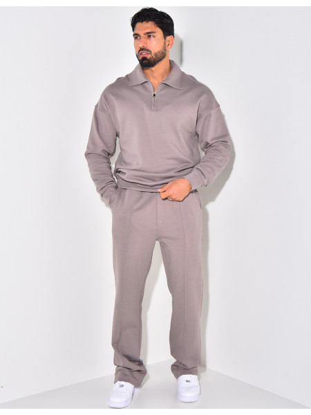 Ensemble pantalon et pull à zip