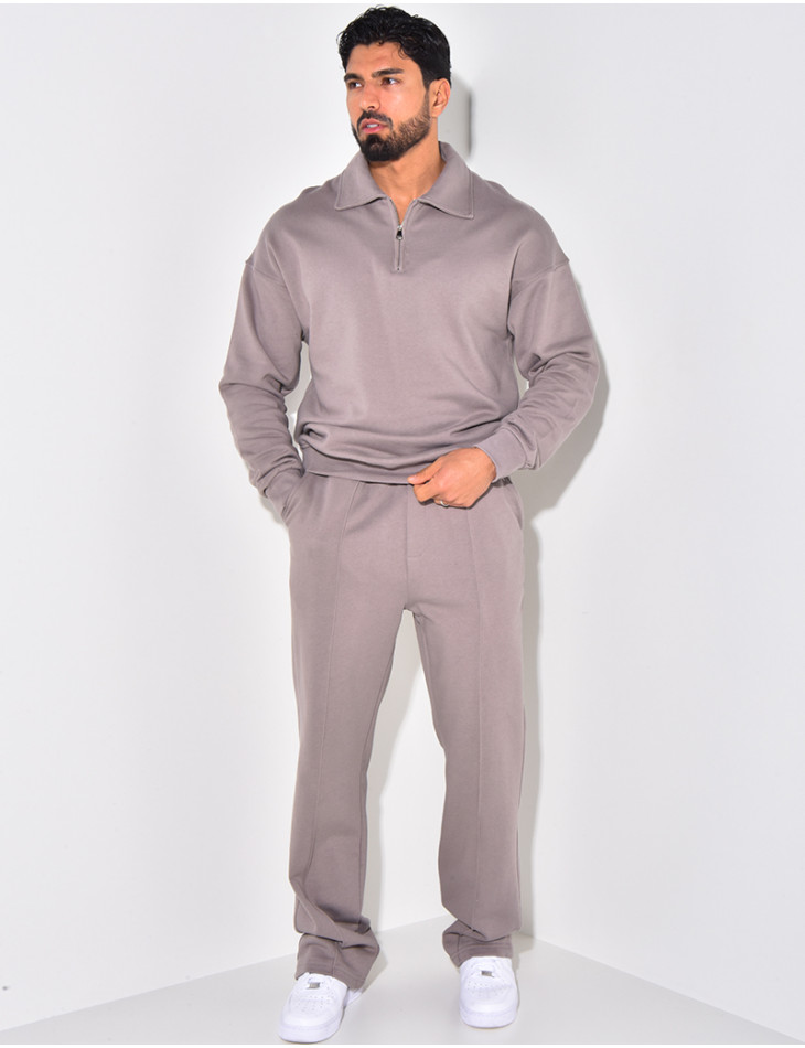 Ensemble pantalon et pull à zip