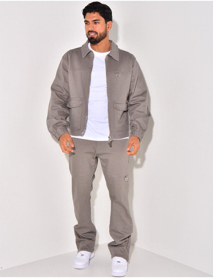 Ensemble en jeans pantalon et veste