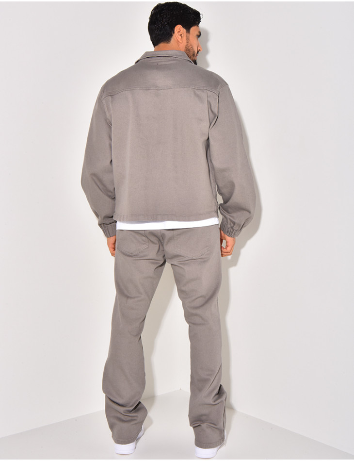 Ensemble en jeans pantalon et veste