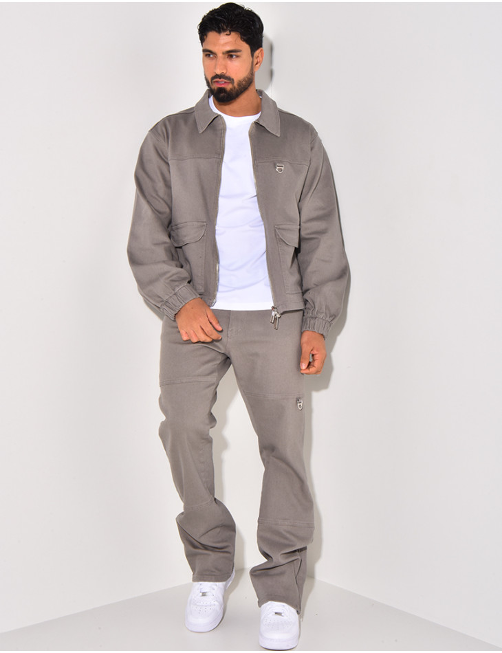 Ensemble en jeans pantalon et veste
