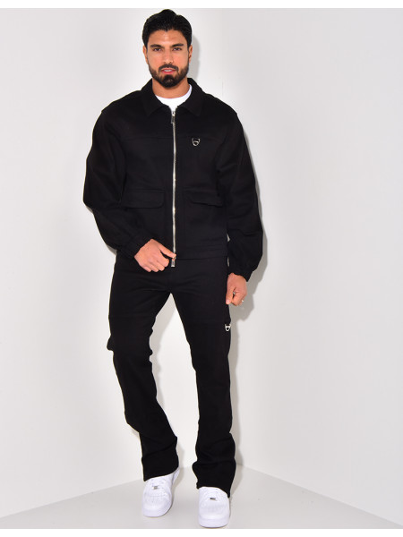 Ensemble en jeans pantalon et veste