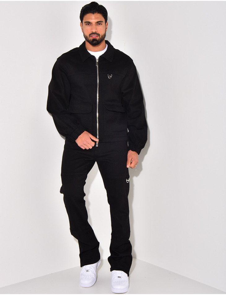 Ensemble en jeans pantalon et veste