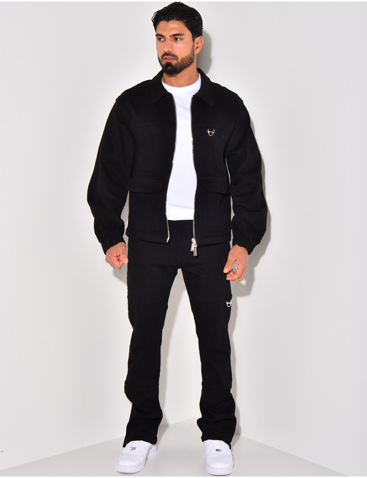 Ensemble en jeans pantalon et veste