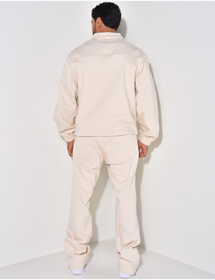 Ensemble en jeans pantalon et veste