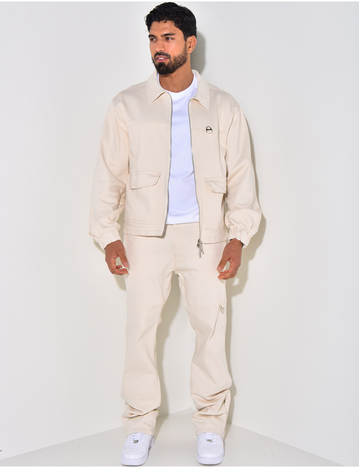 Ensemble en jeans pantalon et veste