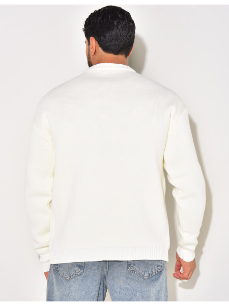 Pull en laine uni