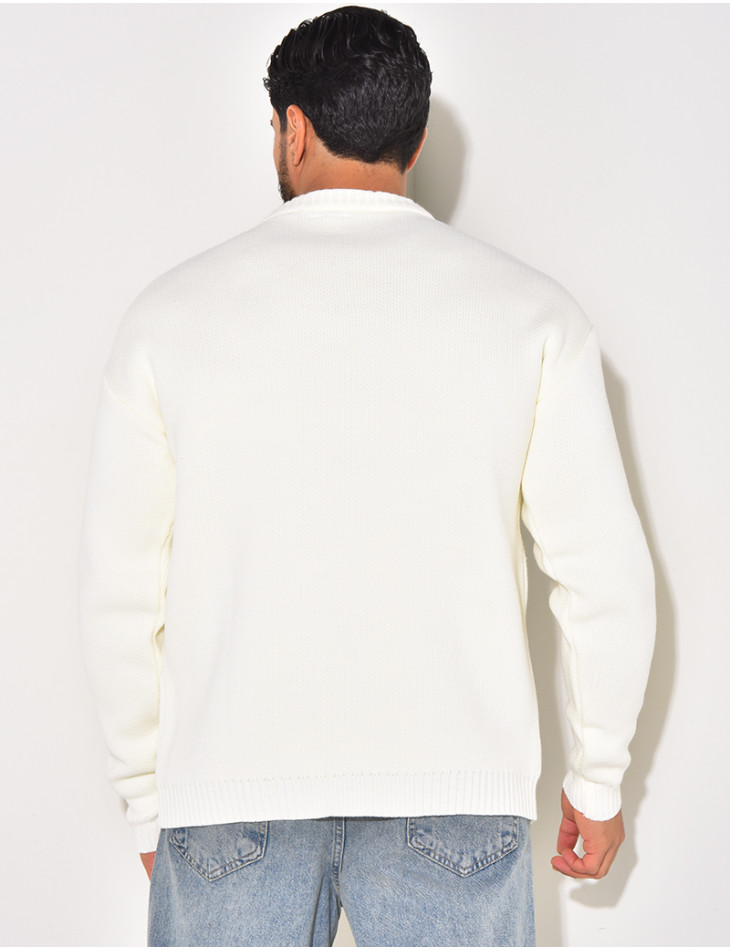 Pull en laine uni