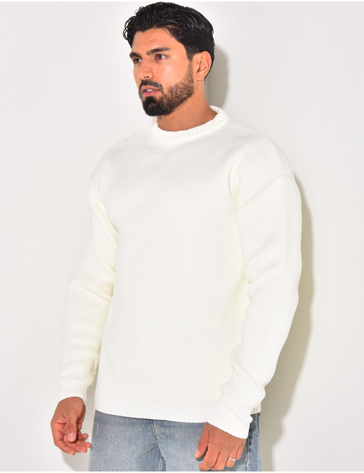 Pull en laine uni