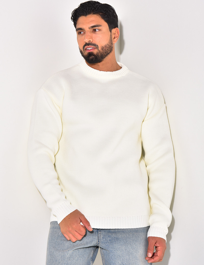 Pull en laine uni