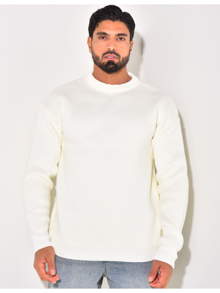 Pull en laine uni
