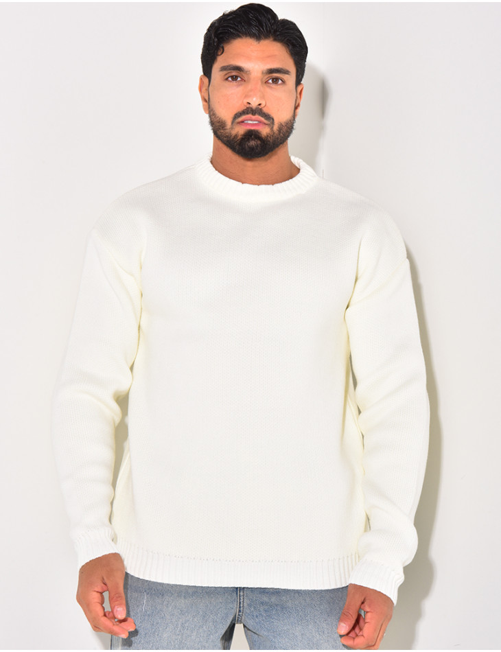 Pull en laine uni