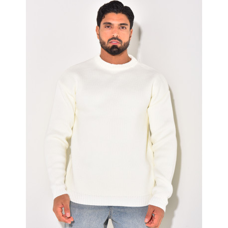 Pull en laine uni