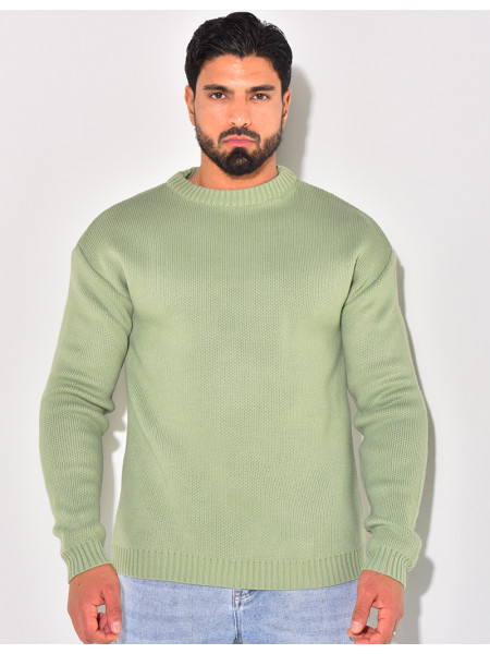 Pull en laine uni