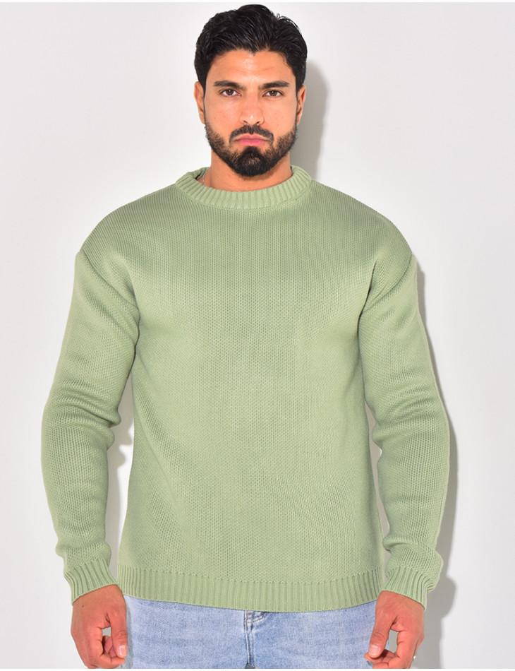 Pull en laine uni