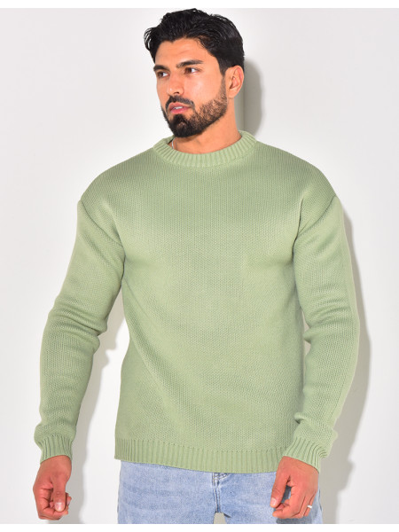 Pull en laine uni