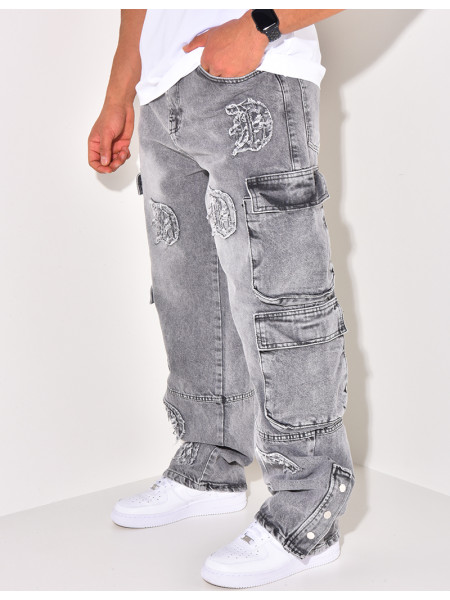 Jeans à poches