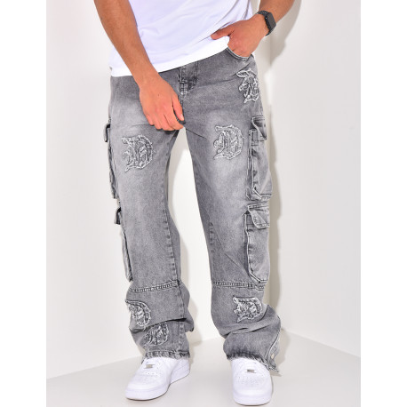 Jeans à poches