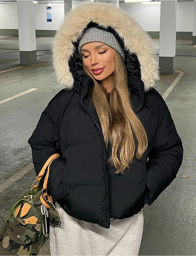 Doudoune Capuche Doudoune CintrÃ©e Courte Femme Capuche Femme