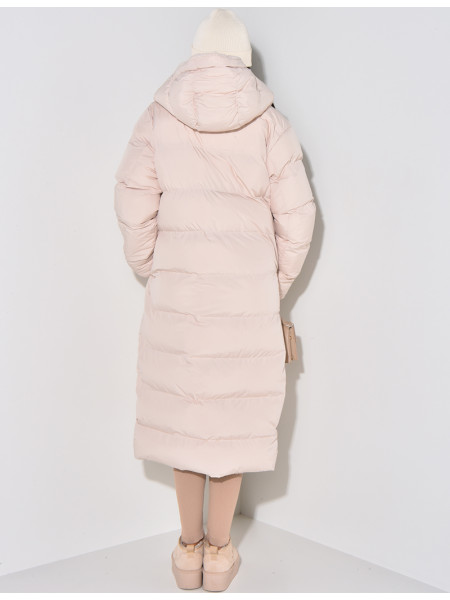 Doudoune reversible longue matelassée