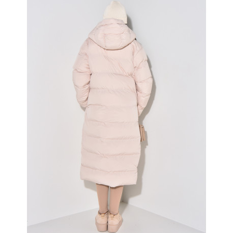 Doudoune reversible longue matelassée